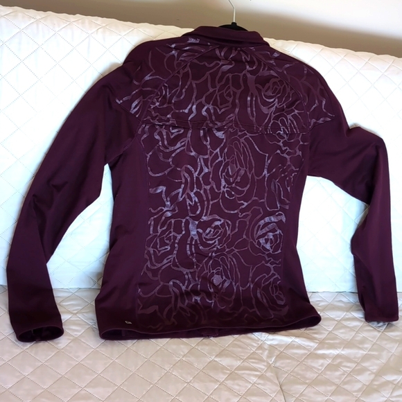 Fabletics Woman's JOJO Athletic Burgundy Rose Jacket,Size L. - Picture 2 of 11